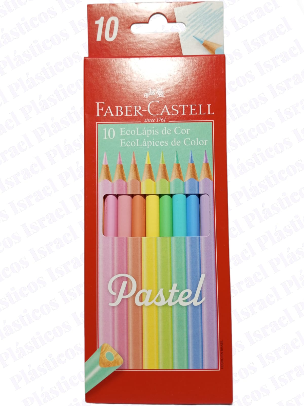 Lápices de Colores Faber Castell Ecolápices Pastel Set de 10