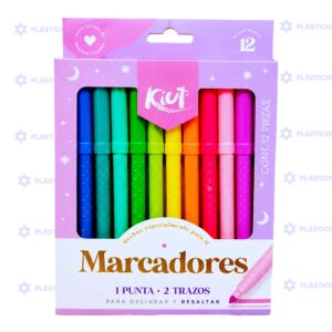 MARCADOR KIUT X12 LAVABL NORMA