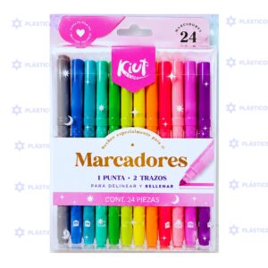 MARCADOR KIUT X24 LAVABLES NORMA