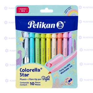 MARCADOR PELIK X10 PASTEL STAR