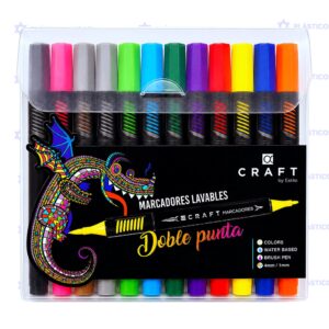 MARCADOR CRAFT X12 D/P LAVABLE