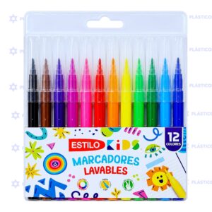 MARCADOR ESTIL X12 LAVABLES KIDS
