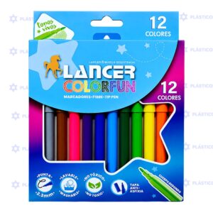 MARCADOR LANC X12 ESCOLAR
