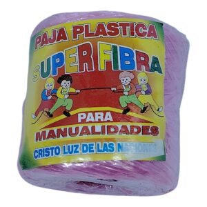 PAJA PEQUEÑA ROSADO S/ FIBRA
