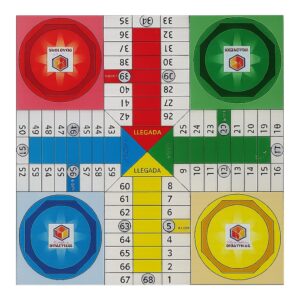 PARCHIS MADERA 2 EN 1 COQ