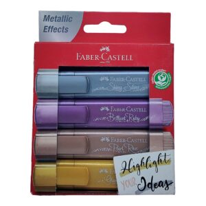 RESALTADOR F CASTELL X4 METALICOS