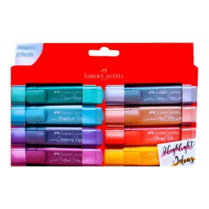 RESALTADOR F CASTELL X8 METAL CAJA