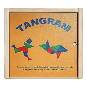 TANGRAM MADERA C/PEQ DIDACTICO