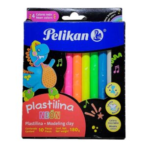 PLASTILINA PELIK X10 J NEON