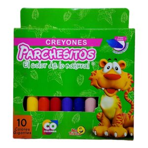 CRAYON PARCHES X10 JUMBO