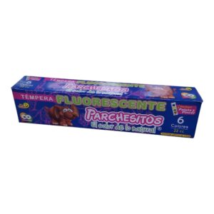 TEMPERA PARCH X6 FLUORESCENTE