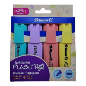 RESALTADOR PELIK X4 FLASH PASTEL