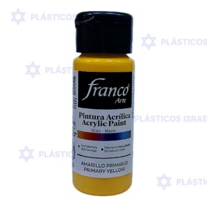 PINTURA FRAN 60ML ACRIL AMARILLO PRIM