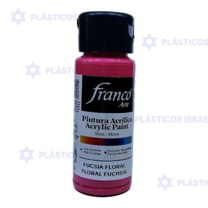 PINTURA FRAN 60ML ACRIL FUCSIA FLORAL