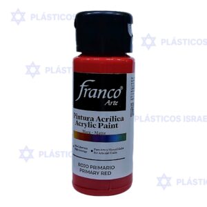 PINTURA FRAN 60ML ACRIL ROJO PRIM