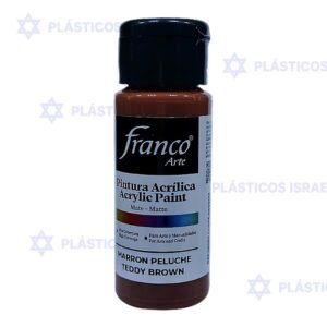 PINTURA FRAN 60ML ACRIL MARRON PELUCH