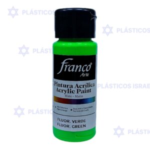 PINTURA FRANCO 60ML ACRIL FLUOR VERDE