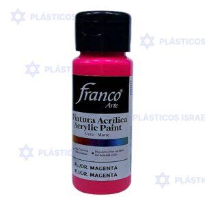 PINTURA FRANCO 60ML ACRIL FLUOR MAGENTA
