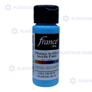 PINTURA FRAN 60ML ACRIL AZUL CELES