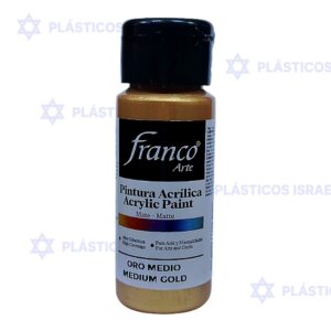 PINTURA FRANCO MET 60ML ORO MEDIO