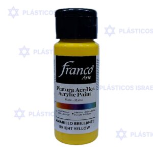 PINTURA FRAN 60ML ACRIL AMARILLO BRILL