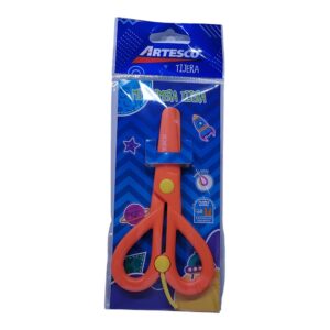 TIJERA ARTES ESCOL PLAST C/REBOTE