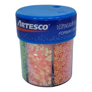 CONFETTI FIGUR NEON 80GR X6 ARTESC