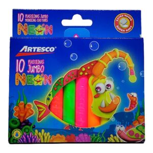 PLASTILINA ARTES X10 J NEON