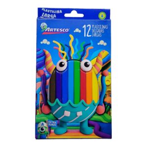 PLASTILINA ARTES X12 LARGA