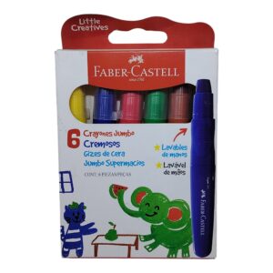 CRAYON F CASTELL X6 J CREMOSO