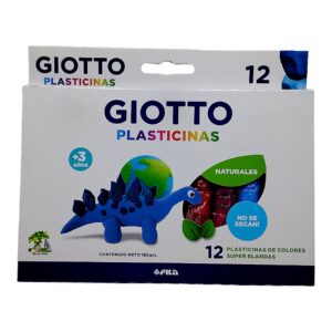 PLASTILINA GIOTTO X12 NATURAL