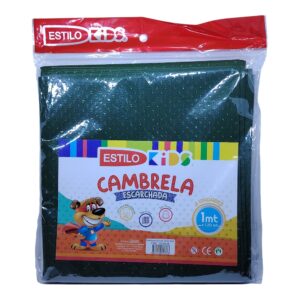 TELA CAMBREL ESCARCH VERDE OSC 1X1.20MT X2