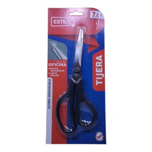 TIJERA ESTIL 7.5" OFICINA NEGRA