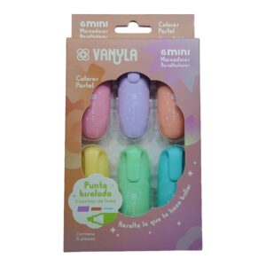 RESALTADOR VANYLA X6 MINI PASTEL