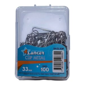 CLIP LANC METAL 33MM CX100