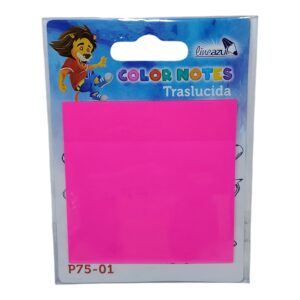 NOTAS ADH 75X75 V/COL TRASLUC