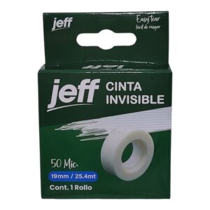 CINTA INVISIBLE JEFF 19MMX25MT