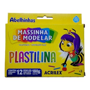 PLASTILINA ACRILEX X12