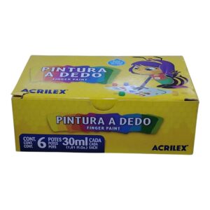 PINTURA DEDO X6 ACRILEX