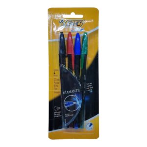 ESFERO BIC X4 CRISTAL DIAMANTE