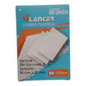 MICA EMPLASTIC C BLANCA 93X64MM
