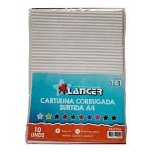 CARTULINA CORRUG A-4 FX10 NORMAL