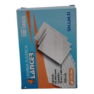 MICA EMPLAST MATRICULA 75X105MM