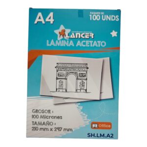 ACETATO A4 LANC P/PROYECTOR