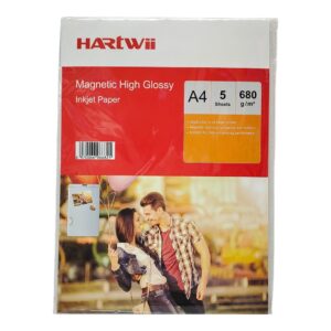 PAPEL FOTOG A4 X5 HARTWII 680GR MAGN BRI