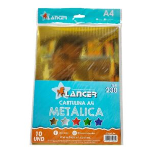 CARTULINA A4 METALICA FX10 230GR