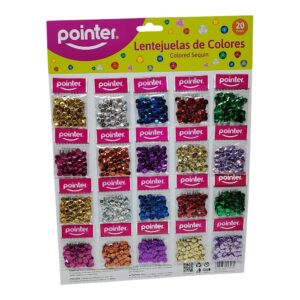 LENTEJUELA POINTER X20 V/COL