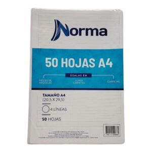 HOJAS NORMA A4 4L FX50
