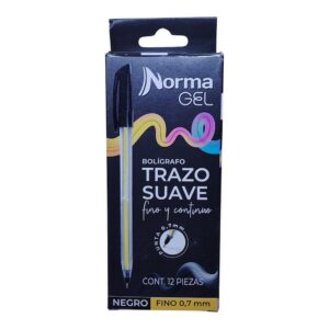 ESFERO NORMA X12 NEGRO GEL