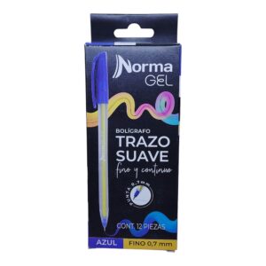 ESFERO NORMA X12 AZUL GEL